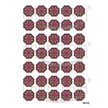 Crafteria Rangoli Design Insert Sheet (Transparent Sheet) IS112