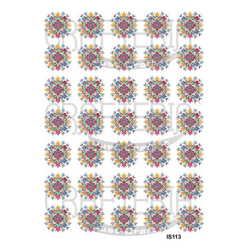 Crafteria Rangoli Design Insert Sheet (Transparent Sheet) IS113