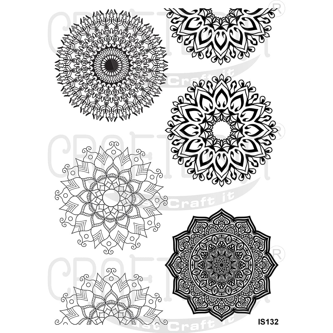 Crafteria Mandala Designs Insert Sheet (Transparent Sheet) IS132