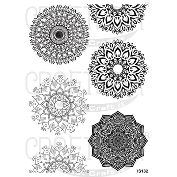 Crafteria Mandala Designs Insert Sheet (Transparent Sheet) IS132