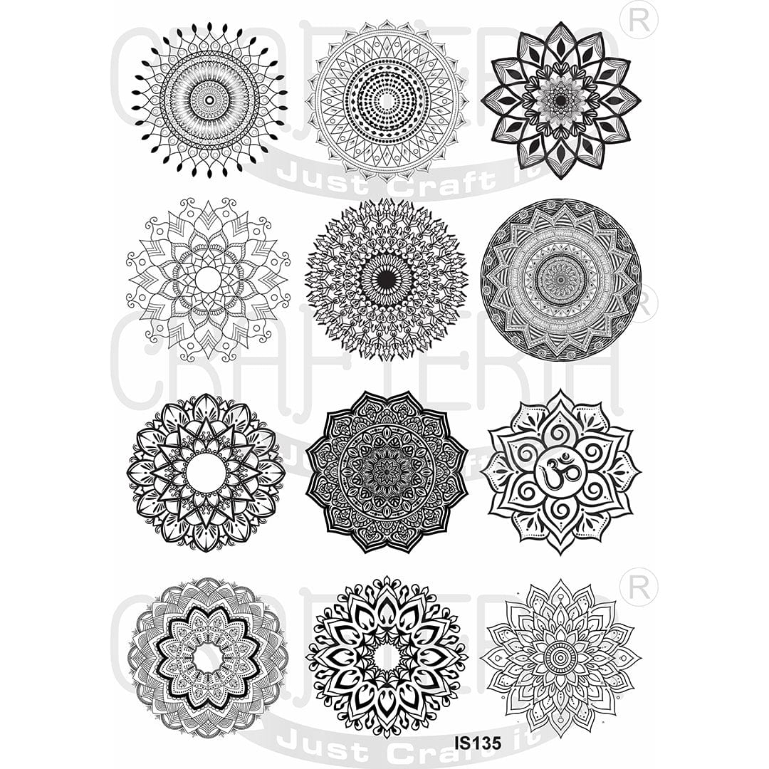 Crafteria Mandala Designs Insert Sheet (Transparent Sheet) IS135