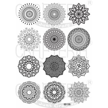 Crafteria Mandala Designs Insert Sheet (Transparent Sheet) IS135