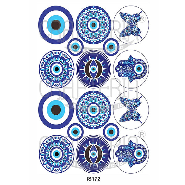 Crafteria Evil Eye Designs Insert Sheet (Transparent Sheet) IS172