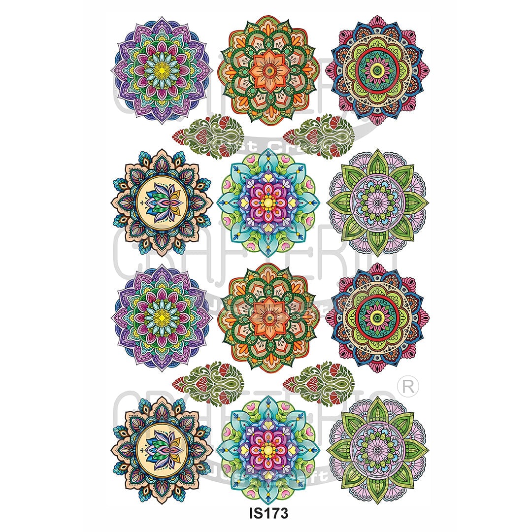 Crafteria Mandala Designs Insert Sheet (Transparent Sheet) IS173