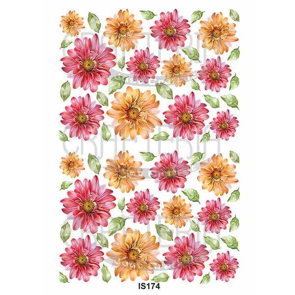 Crafteria Floral Designs Insert Sheet (Transparent Sheet) IS174