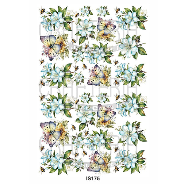 Crafteria Floral Designs Insert Sheet (Transparent Sheet) IS175