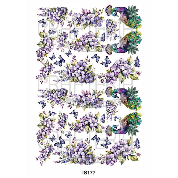 Crafteria Floral Designs Insert Sheet (Transparent Sheet) IS177
