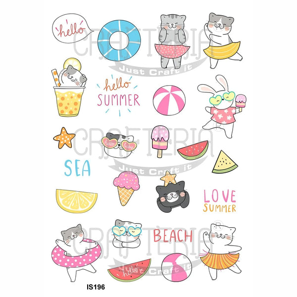 Crafteria Beach Designs Insert Sheet (Transparent Sheet) IS196