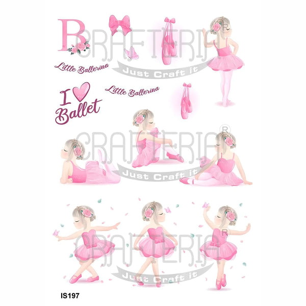 Crafteria Ballet Designs Insert Sheet (Transparent Sheet) IS197
