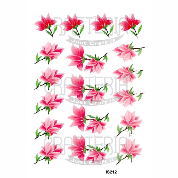 Crafteria Floral Designs Insert Sheet (Transparent Sheet) IS212