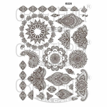 Crafteria Mandala Designs Insert Sheet (Transparent Sheet) IS225