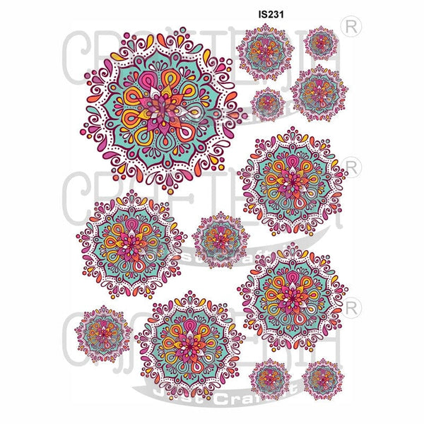 Crafteria Mandala Designs Insert Sheet (Transparent Sheet) IS231