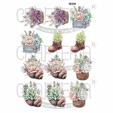 Crafteria Plant Designs Insert Sheet (Transparent Sheet) IS235