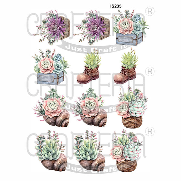 Crafteria Plant Designs Insert Sheet (Transparent Sheet) IS235