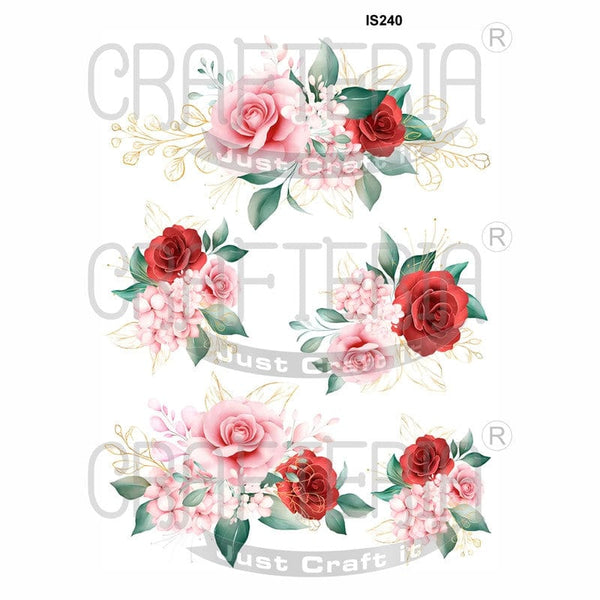 Crafteria Floral Designs Insert Sheet (Transparent Sheet) IS240