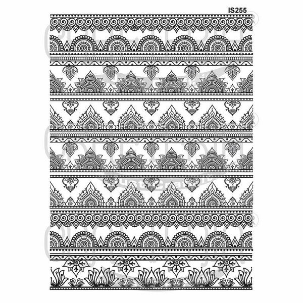 Crafteria Line Patterns Designs Insert Sheet (Transparent Sheet) IS255