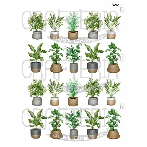 Crafteria Plants Designs Insert Sheet (Transparent Sheet) IS261
