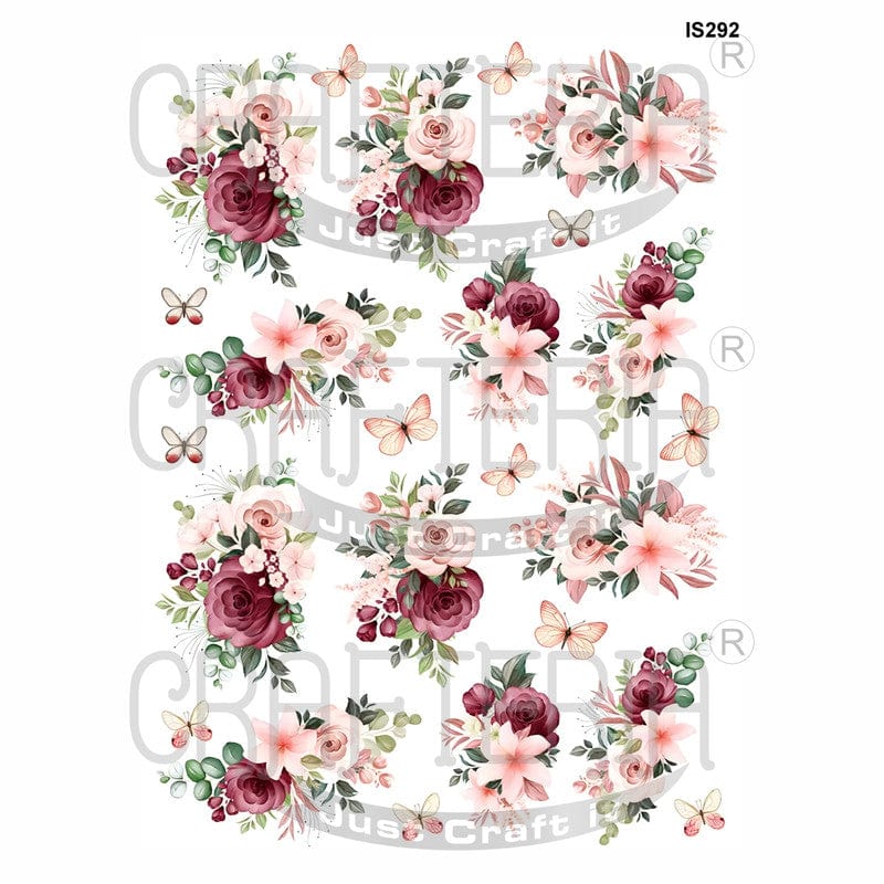 Crafteria Floral Designs Insert Sheet (Transparent Sheet) IS292