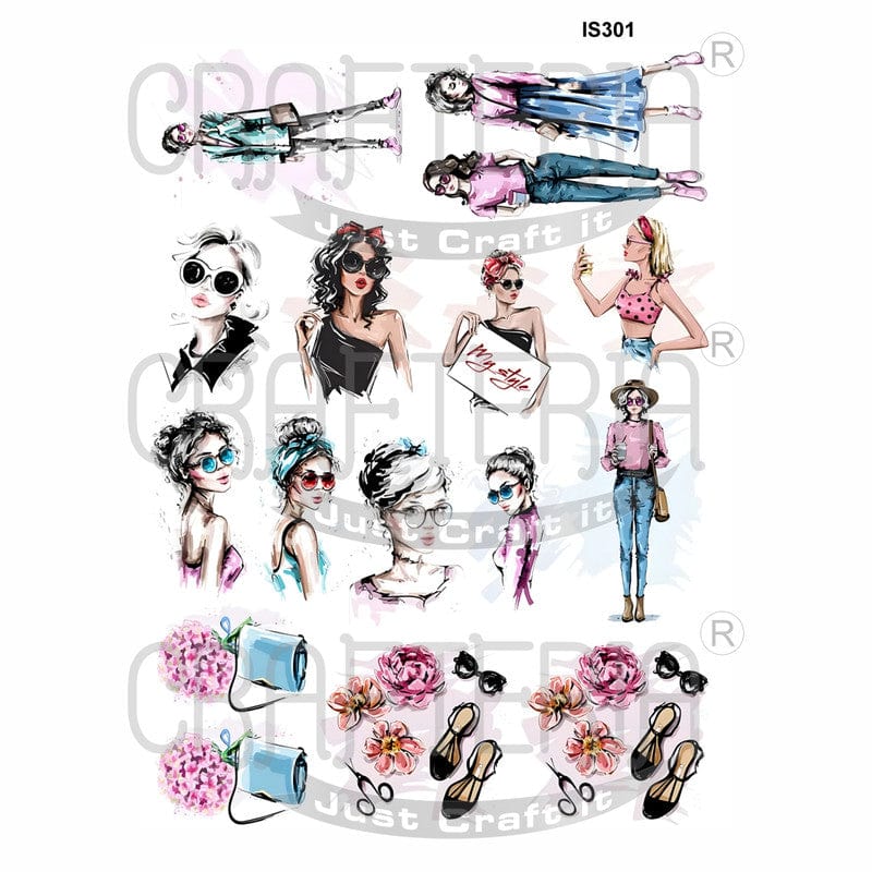 Crafteria Girlboss Designs Insert Sheet (Transparent Sheet) IS301