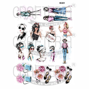 Crafteria Girlboss Designs Insert Sheet (Transparent Sheet) IS301
