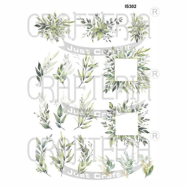 Crafteria Border Designs Insert Sheet (Transparent Sheet) IS302
