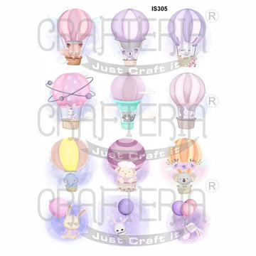 Crafteria Animals Designs Insert Sheet (Transparent Sheet) IS305