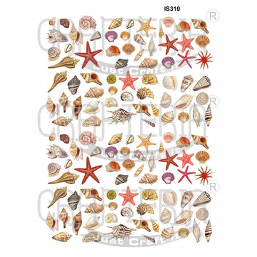 Crafteria Beach Designs Insert Sheet (Transparent Sheet) IS310