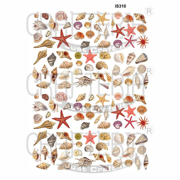 Crafteria Beach Designs Insert Sheet (Transparent Sheet) IS310