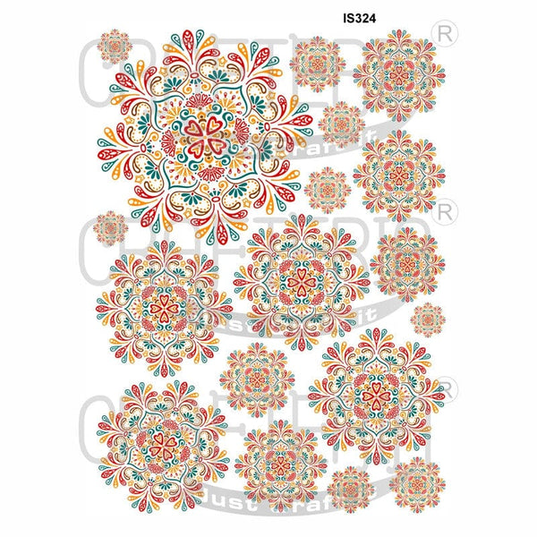 Crafteria Mandala Designs Insert Sheet (Transparent Sheet) IS324