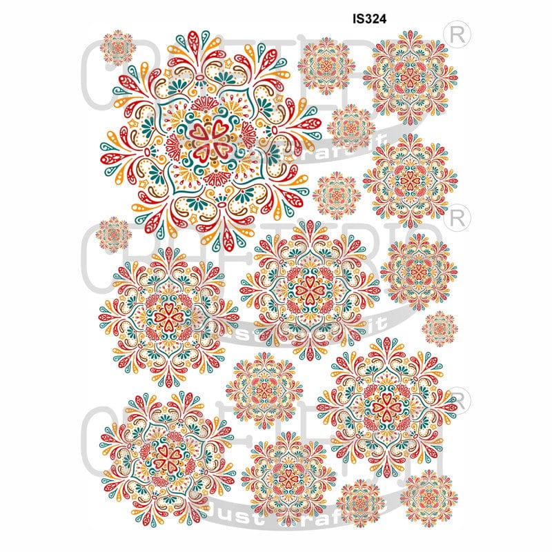 Crafteria Mandala Designs Insert Sheet (Transparent Sheet) IS324