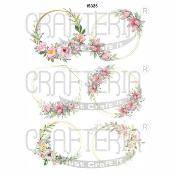 Crafteria Floral Designs Insert Sheet (Transparent Sheet) IS325