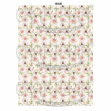 Crafteria Floral Designs Insert Sheet (Transparent Sheet) IS326