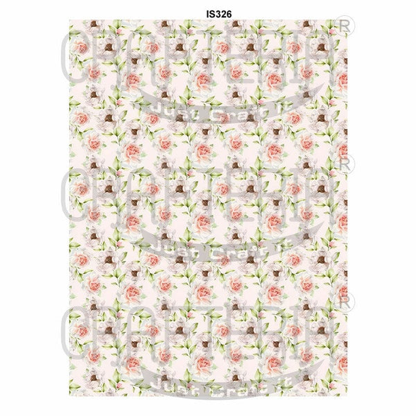 Crafteria Floral Designs Insert Sheet (Transparent Sheet) IS326