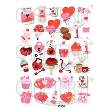 Crafteria Valentine Designs Insert Sheet (Transparent Sheet) IS350
