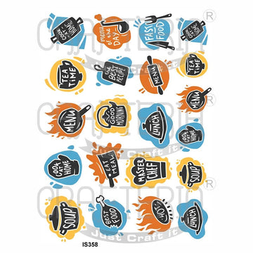 Crafteria Kitchen Designs Insert Sheet (Transparent Sheet) IS358