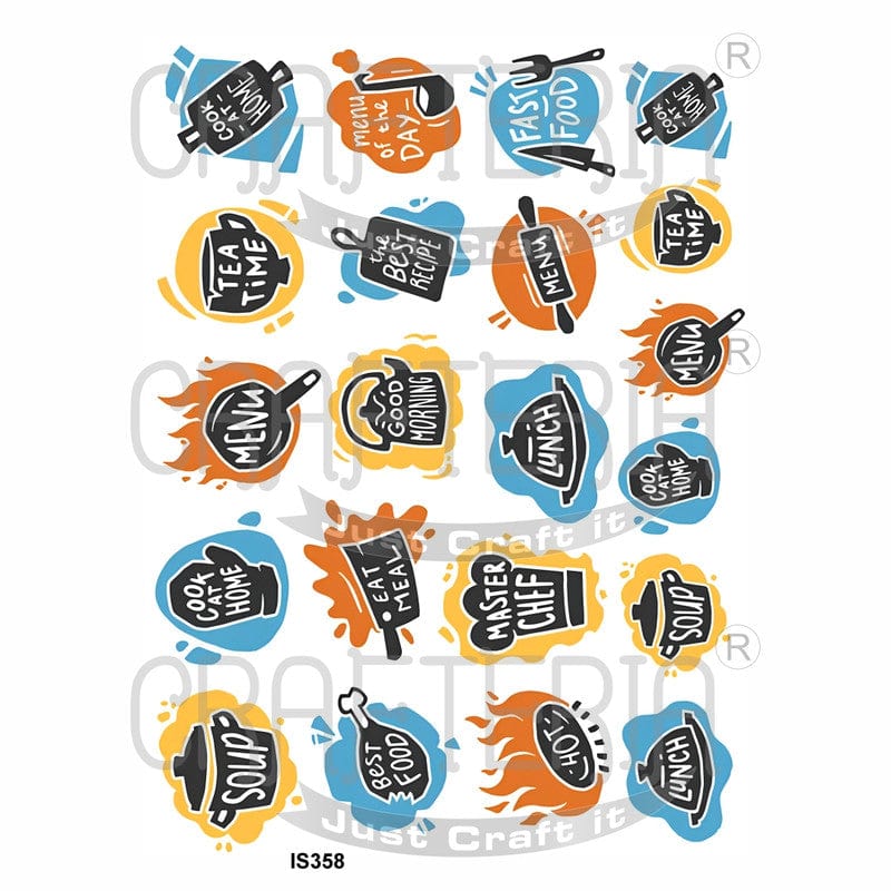 Crafteria Kitchen Designs Insert Sheet (Transparent Sheet) IS358