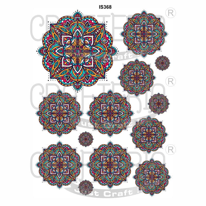 Crafteria Mandala Designs Insert Sheet (Transparent Sheet) IS368