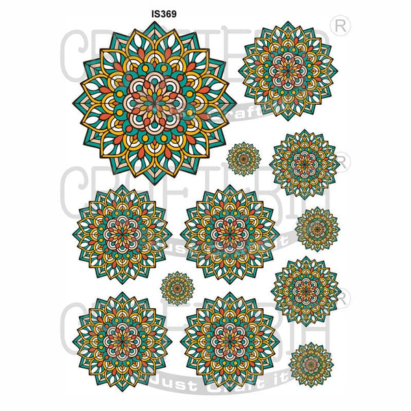 Crafteria Mandala Designs Insert Sheet (Transparent Sheet) IS369