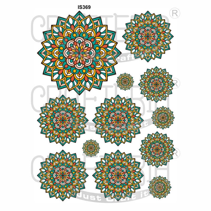 Crafteria Mandala Designs Insert Sheet (Transparent Sheet) IS369