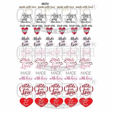 Crafteria Love Designs Insert Sheet (Transparent Sheet) IS372