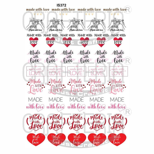 Crafteria Love Designs Insert Sheet (Transparent Sheet) IS372