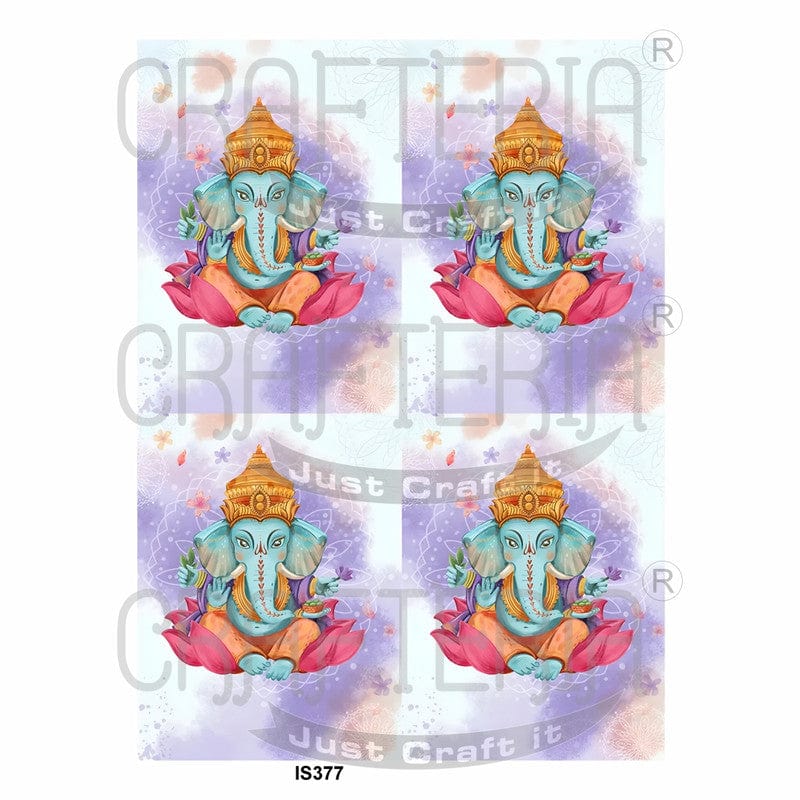 Crafteria Ganesh Designs Insert Sheet (Transparent Sheet) IS377