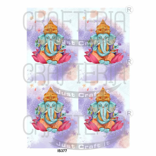 Crafteria Ganesh Designs Insert Sheet (Transparent Sheet) IS377