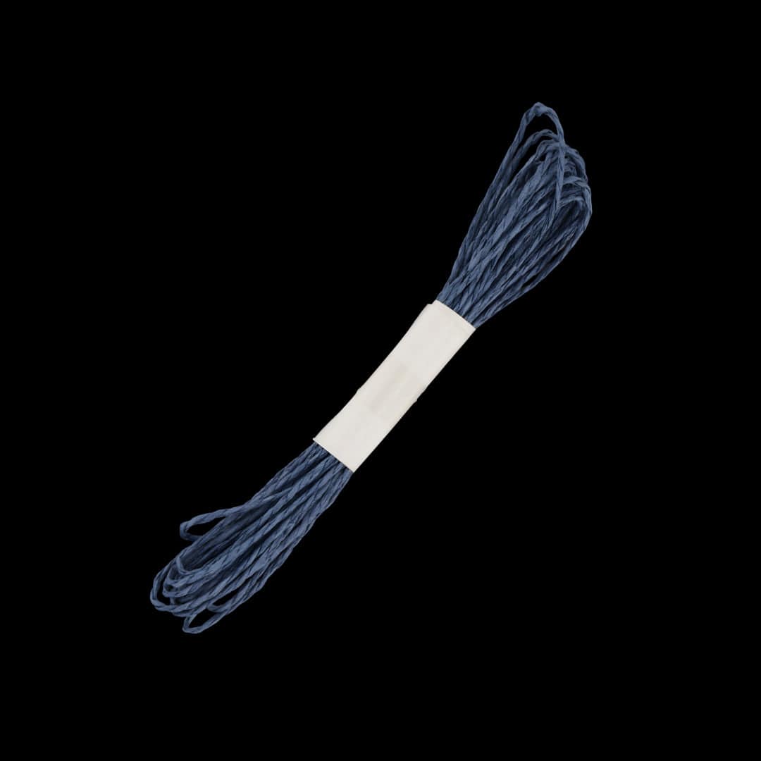 Crafteria Navy Blue Colour Paper Thread Twisted Rope for DIY Art