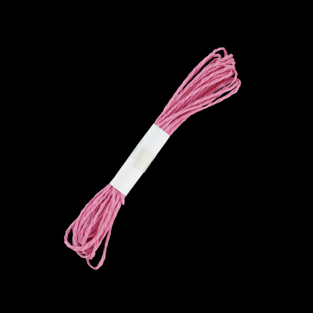 Crafteria Dark Pink Colour Paper Thread Twisted Rope for DIY Art