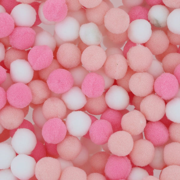 Crafteria Baby Pink Monochrome 2 Cm Pom Pom Heavy