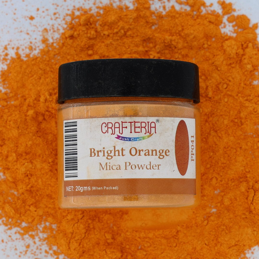 My Store PEARL POWDER Bright Orange Pearl Mica Powder 20 Gram