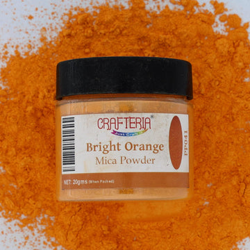 My Store PEARL POWDER Bright Orange Pearl Mica Powder 20 Gram