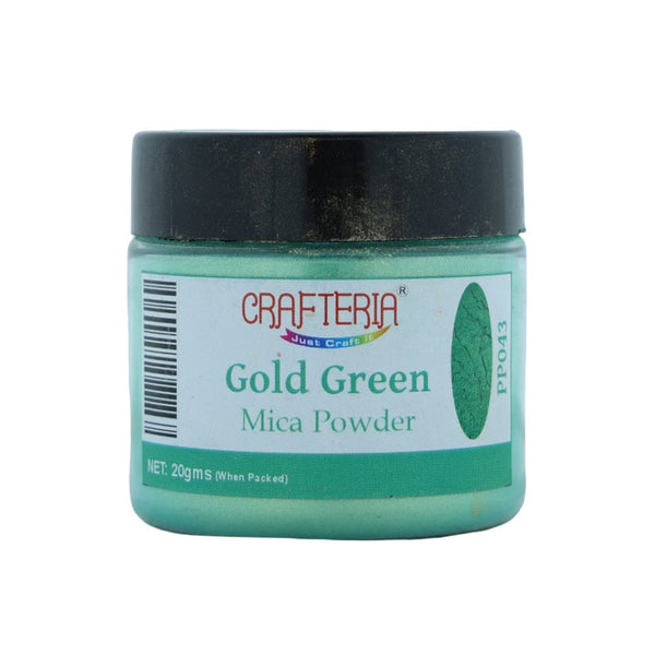 My Store PEARL POWDER Gold Green Pearl Mica Powder 20 Gram