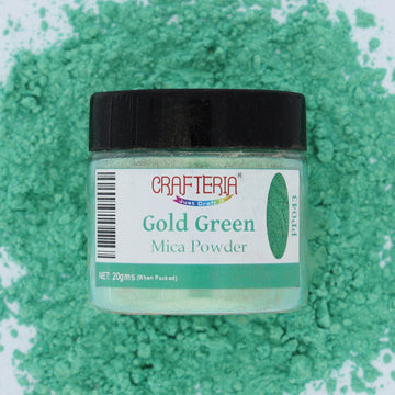 My Store PEARL POWDER Gold Green Pearl Mica Powder 20 Gram